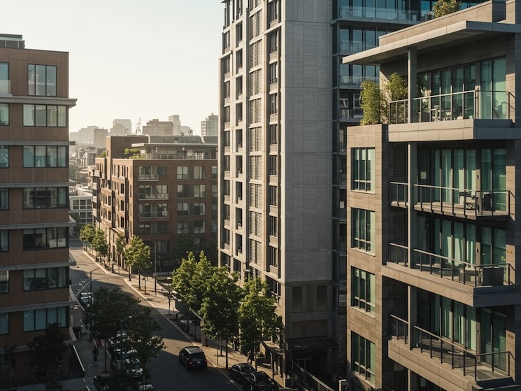 Moderni vuokrakiinteistö digitaalisella avainhallintaratkaisulla